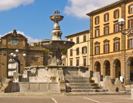 Lais Puzzle - Viterbo - Piazza della Rocca - Brunnen - Rocca Albornoz - 40 Teile