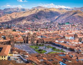 Lais Puzzle - Panoramablick auf das historische Zentrum von Cusco, Peru - 40 Teile