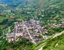 Lais Puzzle - Luftaufnahme von Leymebamba, Peru - 40 Teile