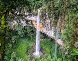 Lais Puzzle - Wasserfall im Wald, Yumbilla Falls, 2., Cuispes - 40 Teile