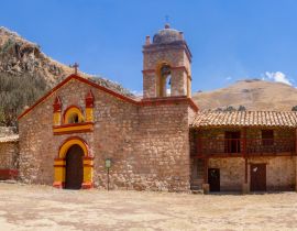 Lais Puzzle - Kirche aus der Kolonialzeit in Peru, in der Mine von Santa Barbara - 40 Teile