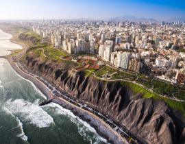 Lais Puzzle - Lima, Peru: Panoramablick auf Lima von Miraflores - 40 Teile