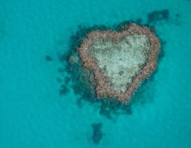 Lais Puzzle - Herz-Riff im Great Barrier Reef, vom Wasserflugzeug aus gesehen - 40 Teile
