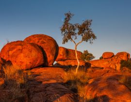 Lais Puzzle - Devils Marbles bei Sonnenuntergang. Nordterritorium, Australien - 40 Teile