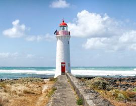 Lais Puzzle - Port Fairy Lighthouse, Griffiths Island, Great Ocean Road, Victoria, Australien - 40 Teile