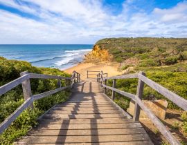 Lais Puzzle - Spaziergang am legendären Bells Beach - dem Strand des Kultfilms Point Break, in der Nähe von Torquay, dem Tor zur Surf Coast von Victoria, Australien - 40 Teile