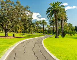 Lais Puzzle - Wanderweg durch den Footscray Park, Melbourne, Australien - 40 Teile