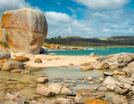 Lais Puzzle - Castle Rock auf Flinders Island, Tasmanien, Australien - 40 Teile