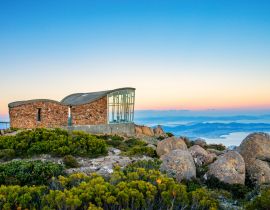 Lais Puzzle - Blick vom Mount Wellington in Hobart, Tasmanien bei Sonnenuntergang, Australien - 40 Teile