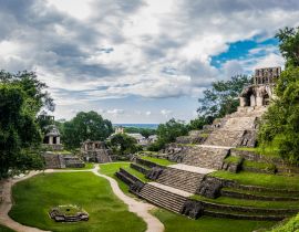 Lais Puzzle - Tempel der Kreuzgruppe in den Maya-Ruinen von Palenque - Chiapas, Mexiko - 40 Teile