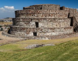 Lais Puzzle - Ruinen der alten Indianerstadt Calixtlahuaca, Mexiko - 40 Teile