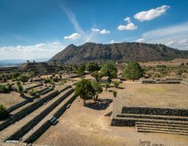 Lais Puzzle - Cantona, Puebla, Mexiko - eine mesoamerikanische archäologische Stätte mit nur wenigen Besuchern - 40 Teile
