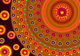 Lais Puzzle - Unmögliche psychedelische Farben: Kreise von Rosen - 100, 200, 500 & 1.000 Teile