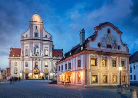 Lais Puzzle - Old town of Altötting with Basilika St. Anna, Bavaria, Germany - 100, 200, 500 & 1.000 Teile