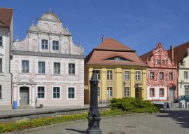 Lais Puzzle - Häuser am Markt, Luckau - 100, 200, 500 & 1.000 Teile