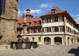 Lais Puzzle - Ansbach, Germany - Street view with historic buildings in Ansbach, Bavaria, region Middle Franconia, South Germany - 100, 200, 500 & 1.000 Teile