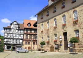 Lais Puzzle - Rathaus und Fachwerkhäuser in Spangenberg - 100, 200, 500 & 1.000 Teile