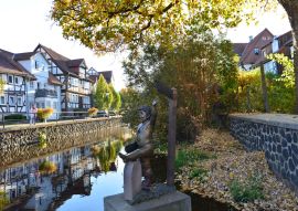 Lais Puzzle - Schrittsteine über die Lauter in Lauterbach (Hessen) - 100, 200, 500 & 1.000 Teile