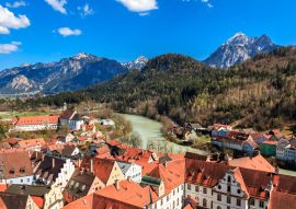 Lais Puzzle - Der Lech durch Füssen im Allgäu Bayern Deutschland - 100, 200, 500, 1.000 & 2.000 Teile