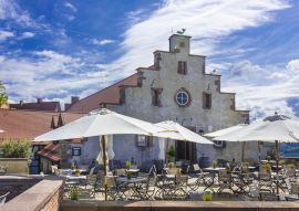 Lais Puzzle - Blick auf die Terrasse von Schloss Staufenberg bei Durbach in der Ortenau Baden Württemberg, Deutschland - 100, 200, 500 & 1.000 Teile
