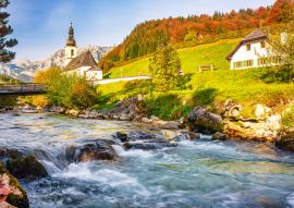 Lais Puzzle - Ramsau bei Berchtesgaden Dorf an einem sonnigen Herbsttag, Bayern, Deutschland - 100, 200, 500 & 1.000 Teile