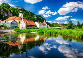 Lais Puzzle - Kallmünz im Naabtal bei Regensburg, Oberpfalz, Bayern, Deutschland - 1.000 Teile