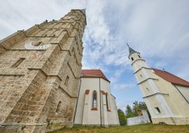 Lais Puzzle - Kirche, Wallfahrtskirche, St. Ägidius, Schildthurn, Zeilarn, Landkreis Rottal-Inn, Niederbayern, Bayern, Deutschland - 100, 200, 500 & 1.000 Teile