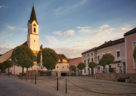 Lais Puzzle - Marktplatz in Bad Kötzting bei Sonnenaufgang - 100, 200, 500 & 1.000 Teile