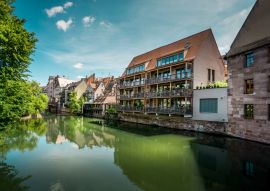 Lais Puzzle - Nürnberg, Blick vom Henkersteg zur Karlsbrücke, Pegnitz - 100, 200, 500 & 1.000 Teile
