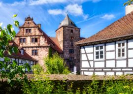 Lais Puzzle - Blick auf die Hinterburg im Schloss Schlitz, Schlitz, Hessen, Deutschland - 500 Teile