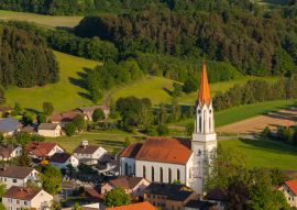 Lais Puzzle - Blick über die Stadt Zell in der Oberpfalz, Bayern, Deutschland im späten Nachmittagssonnenlicht - 100, 200, 500 & 1.000 Teile