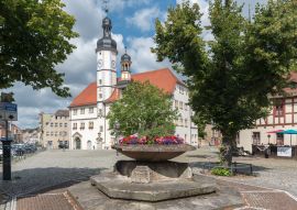 Lais Puzzle - Am Markt Rathaus in Eisenberg Thüringen - 100, 200, 500 & 1.000 Teile