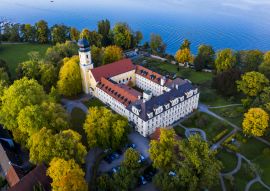 Lais Puzzle - Luftaufnahme, Kloster Bernried, Starnberger See, Pfaffenwinkel, Oberbayern, Bayern, Deutschland - 100, 200, 500 & 1.000 Teile