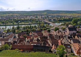 Lais Puzzle - Blick über die Altstadt von Klingenberg am Main in Unterfranken, Bayern, Deutschland - 100, 200, 500 & 1.000 Teile