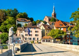 Lais Puzzle - Brücke von Laufen über den Rhein in Laufenburg, Schweiz und Deutschland - 100, 200, 500 & 1.000 Teile