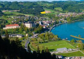 Lais Puzzle - Donaupanorama mit Personenschiffen bei Grein - 100, 200, 500 & 1.000 Teile