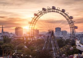 Lais Puzzle - Blick auf den Prater mit Riesenrad und Skyline, Wien, Österreich - 100, 200, 500 & 1.000 Teile