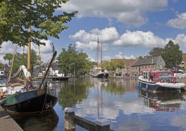 Lais Puzzle - Meppel, Niederlande. Kanal und Boote. Dampferkai. Kanal der Schleusen. Drenthe - 100, 200, 500 & 1.000 Teile
