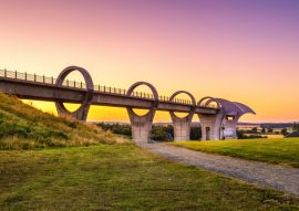 Lais Puzzle - Falkirk Wheel bei Sonnenuntergang, Schottland, Vereinigtes Königreich - 100, 200, 500 & 1.000 Teile