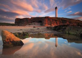Lais Puzzle - Erstaunlich Sonnenuntergang über Lossiemouth Leuchtturm (Schottland UK) - 100, 200, 500 & 1.000 Teile