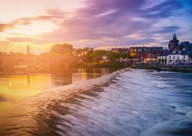 Lais Puzzle - Der Fluss Nith und die alte Brücke bei Sonnenuntergang in Dumfries, Schottland, UK - 100, 200, 500 & 1.000 Teile
