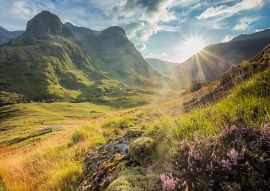 Lais Puzzle - Talblick unterhalb der Berge von Glencoe, Lochaber, HIghlands, Schottland - 100, 200, 500 & 1.000 Teile