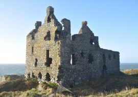 Lais Puzzle - Dunskey Castle bei Portpatrick, Dumfries und Galloway, Schottland - 100, 200, 500 & 1.000 Teile