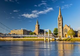 Lais Puzzle - Impression von Inverness und der Greig Street Bridge in Schottland - 100, 200, 500 & 1.000 Teile