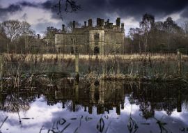 Lais Puzzle - Dunmore Park Haus, Airth, Falkirk, Schottland, Großbritannien. verlassene Burgruine - 100, 200, 500 & 1.000 Teile