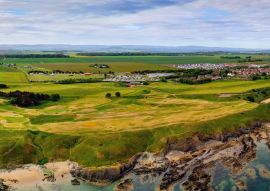 Lais Puzzle - Luftbildpanorama eines Golfplatzes in North Berwick, East Lothian, Schottland - 100, 200, 500 & 1.000 Teile