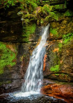 Lais Puzzle - Wasserfall im Kelburn Countrypark in North Ayrshire - 100, 200, 500 & 1.000 Teile