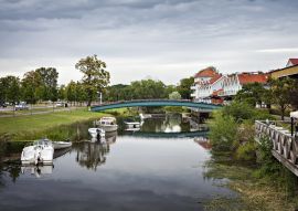 Lais Puzzle - Kungsbacka Stadt Flussufer - 100, 200, 500 & 1.000 Teile