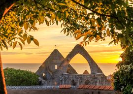 Lais Puzzle - Sommer-Sonnenuntergang über der Altstadt von Visby, Gotland, Schweden - 100, 200, 500 & 1.000 Teile