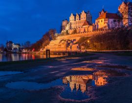 Lais Puzzle - Schloss Bernburg in der Abenddämmerung - 40, 100, 200, 500 & 1.000 Teile